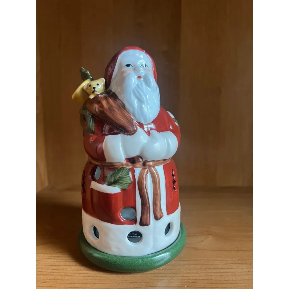 Villeroy & Boch Vintage  Festive Decolight Surprising Santa Tealight Holder